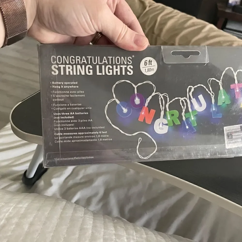 CONGRATS String Lights - 6ft